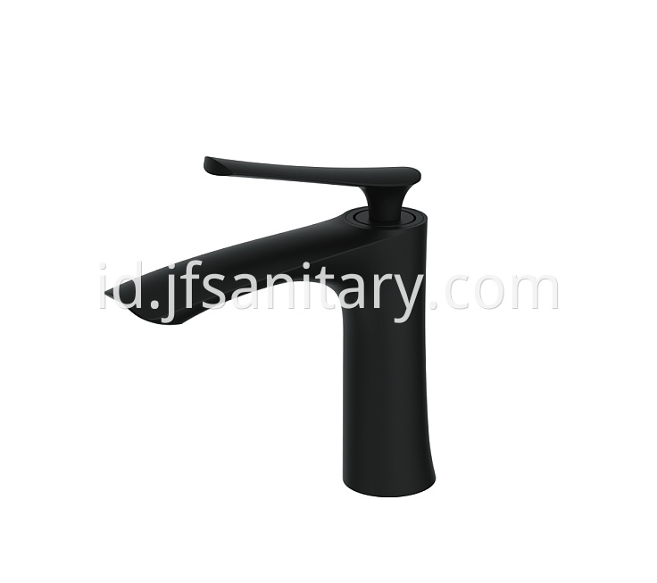 Single cold brass basin faucet